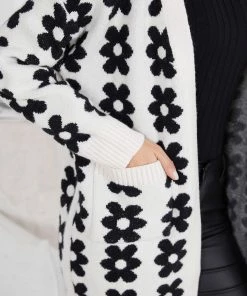 Miracle Fashion Yssabelline Cardigan - Black Floral 15 Miracle Fashion Yssabelline Cardigan - Black Floral