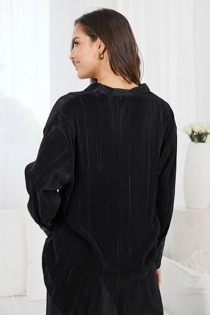 Style Box Yukina Shirt - Black CLOTHING 5 Style Box Yukina Shirt - Black CLOTHING