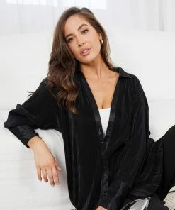 Style Box Yukina Shirt - Black CLOTHING 14 Style Box Yukina Shirt - Black CLOTHING