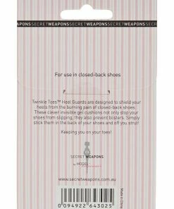 Secret Weapons CLOTHING Heel Guards - Clear