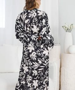 Style Box Zebina Dress - Black Floral