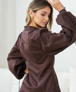 Bubblegum Clothing Zemira Blouse - Chocolate