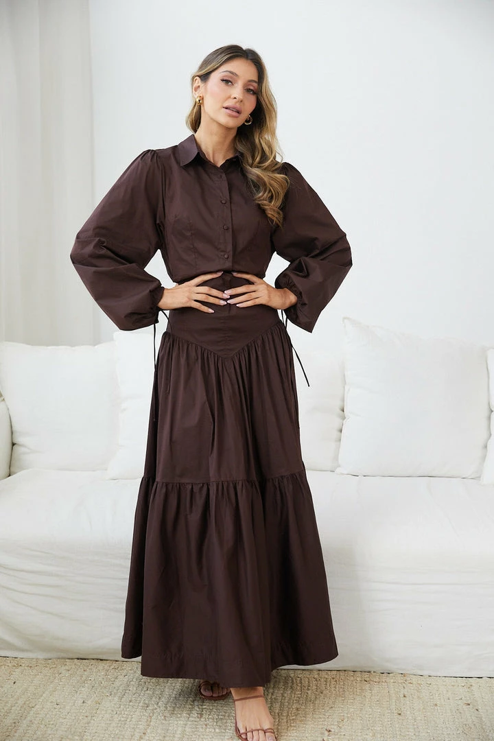 Bubblegum Clothing Zemira Blouse - Chocolate 7 Bubblegum Clothing Zemira Blouse - Chocolate