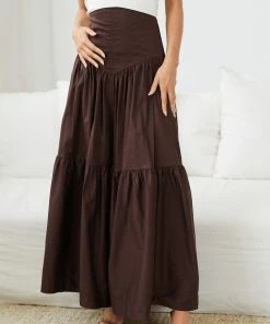 Bubblegum Clothing Zemira Skirt - Chocolate