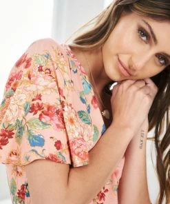 Rock Denim Zimma Dress - Blush Floral DRESSES