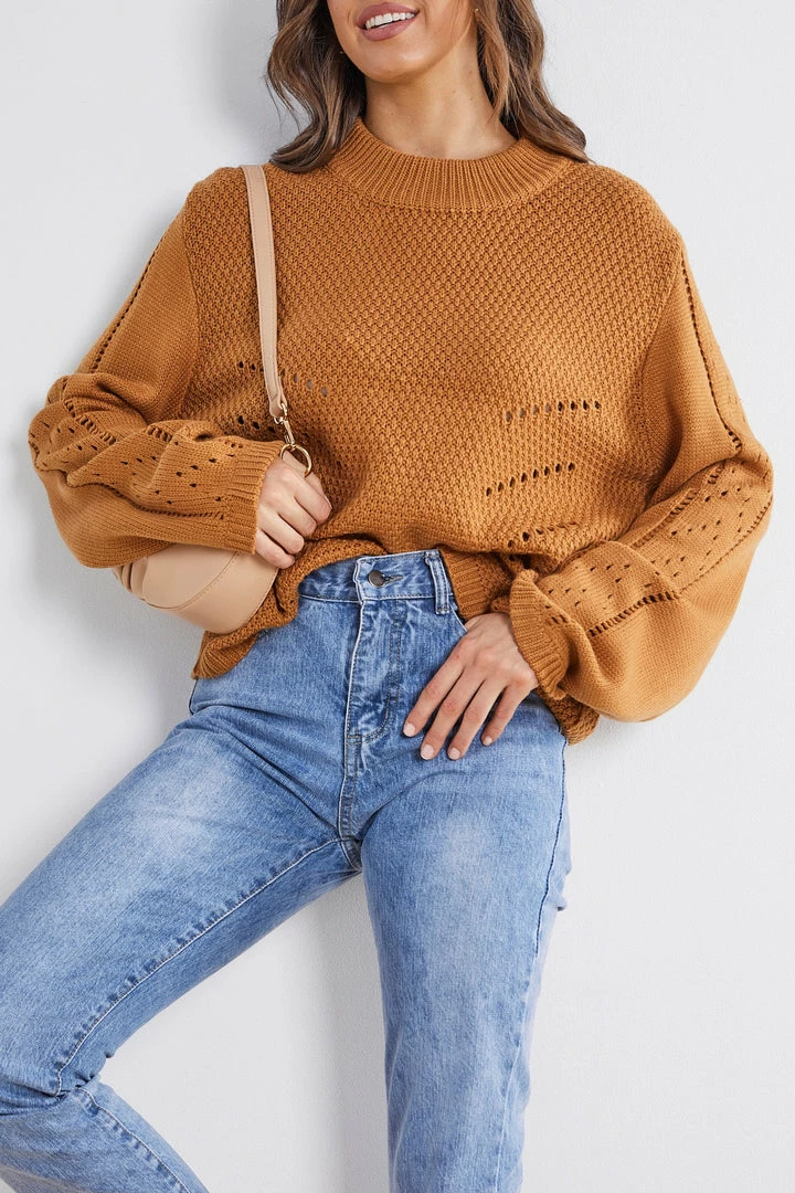 HQ Fashion CLOTHING Zingy Knit - Camel 3 HQ Fashion CLOTHING Zingy Knit - Camel