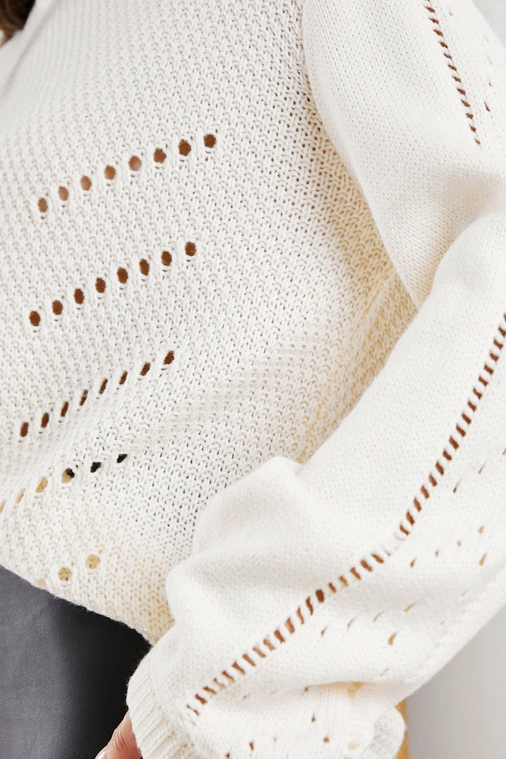 HQ Fashion Zingy Knit - White 9 HQ Fashion Zingy Knit - White