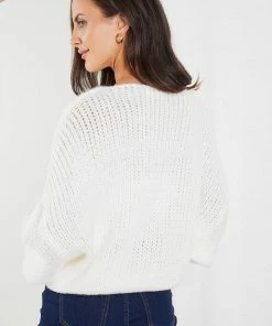 Desire Zinny Knit - Off White CLOTHING