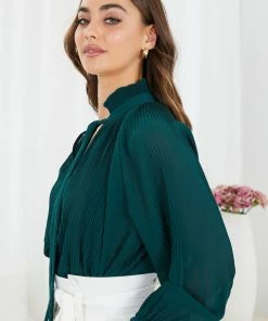 Ebby And I Zipporah Blouse - Green
