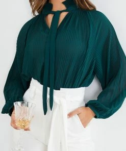 Ebby And I Zipporah Blouse - Green