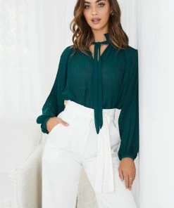 Ebby And I Zipporah Blouse - Green