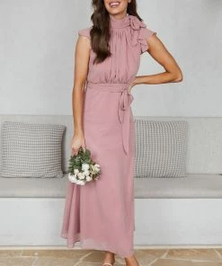 Desire Zita Dress - Dusty Pink 12 Desire Zita Dress - Dusty Pink