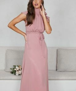 Desire Zita Dress - Dusty Pink