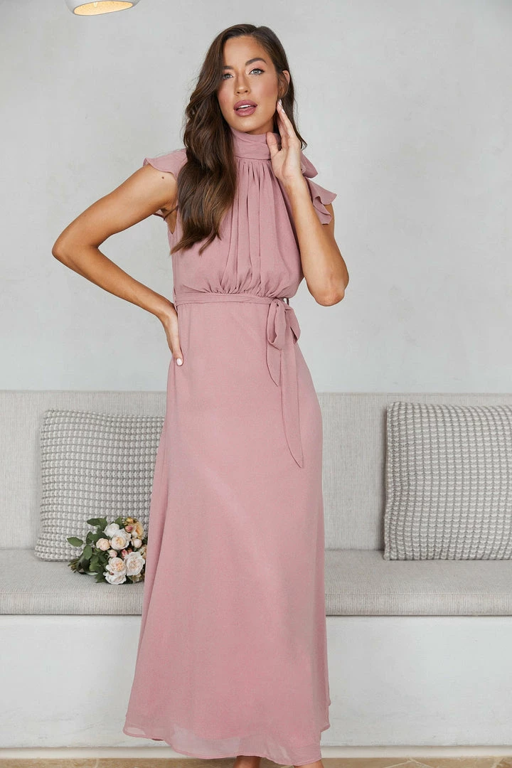 Desire Zita Dress - Dusty Pink 3 Desire Zita Dress - Dusty Pink