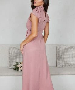 Desire Zita Dress - Dusty Pink