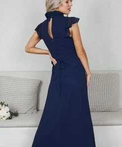 Desire Zita Dress - Navy