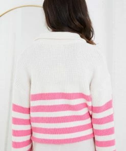 HQ Fashion Zoey Knit - Pink Stripe