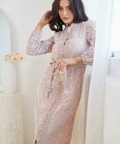 CSA (Lorraine Designs) Midi Dresses Zorane Dress - Blush