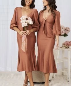 Wild Ginger Aimey Dress - Copper