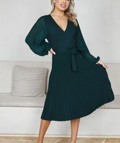 Spicy Sugar Abby Mae Dress - Green DRESSES 10 Spicy Sugar Abby Mae Dress - Green DRESSES