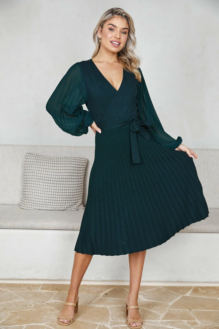 Spicy Sugar Abby Mae Dress - Green DRESSES 6 Spicy Sugar Abby Mae Dress - Green DRESSES