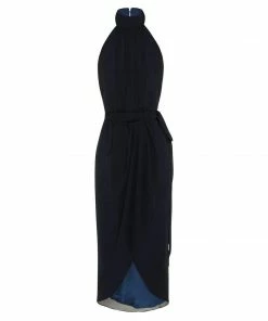 Esther Luxe Amaryllis Dress - Navy DRESSES