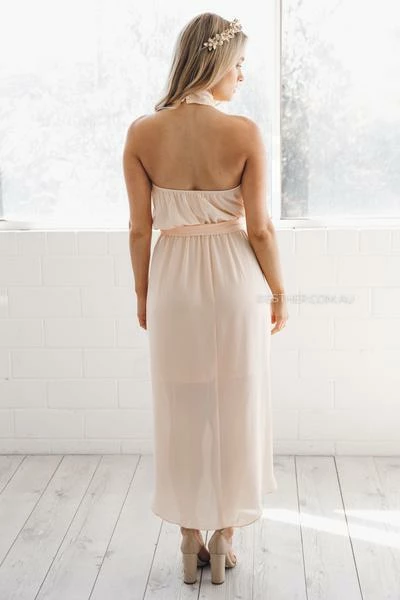 Esther Luxe Amaryllis Dress - Soft Peach 5 Esther Luxe Amaryllis Dress - Soft Peach