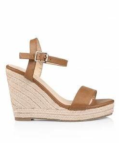 Verali Amaya Wedges - Tan Softee Footwear
