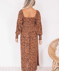 Dream House Ambra Dress - Rust Print