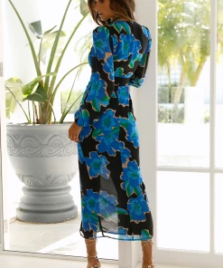 Seven Wonders (PremGroup) DRESSES Angel Midi Dress - Blue Floral