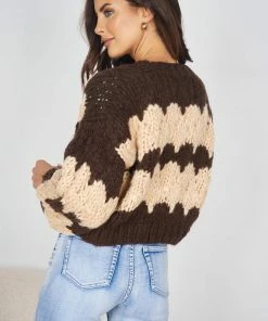Qtrend Fashion PTY LTD Annibal Cardigan - Chocolate Multi Jumpers & Sweaters 9 Qtrend Fashion PTY LTD Annibal Cardigan - Chocolate Multi Jumpers & Sweaters