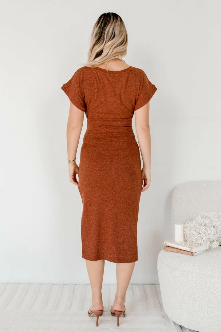 AG Fashions Ardiana Dress - Tan 5 AG Fashions Ardiana Dress - Tan