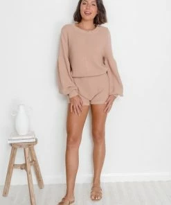 Willo Fashion CLOTHING Berezi Playsuit - Tan