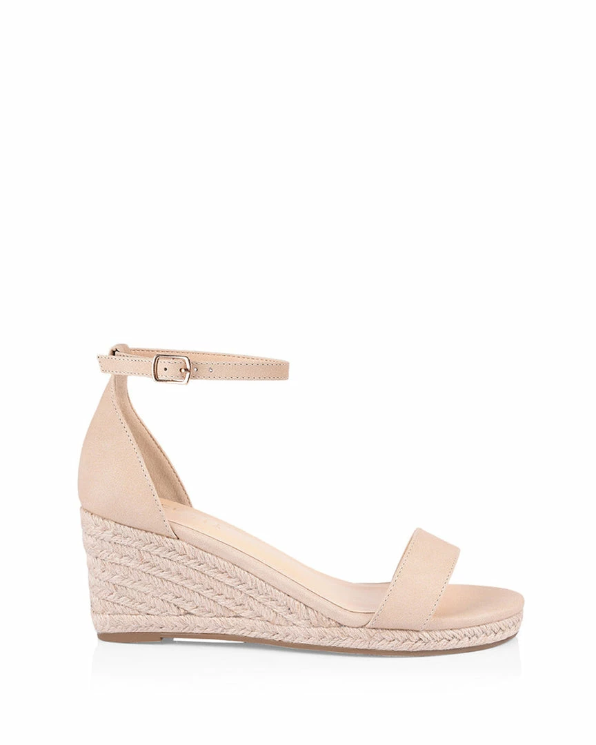 Verali Footwear Bobbie Low Wedge - Nude Softee 4 Verali Footwear Bobbie Low Wedge - Nude Softee