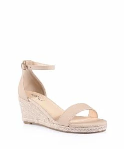 Verali Footwear Bobbie Low Wedge - Nude Softee 8 Verali Footwear Bobbie Low Wedge - Nude Softee