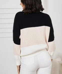 Desire Brandy Knit - Pink Stripe