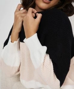 Desire Brandy Knit - Pink Stripe