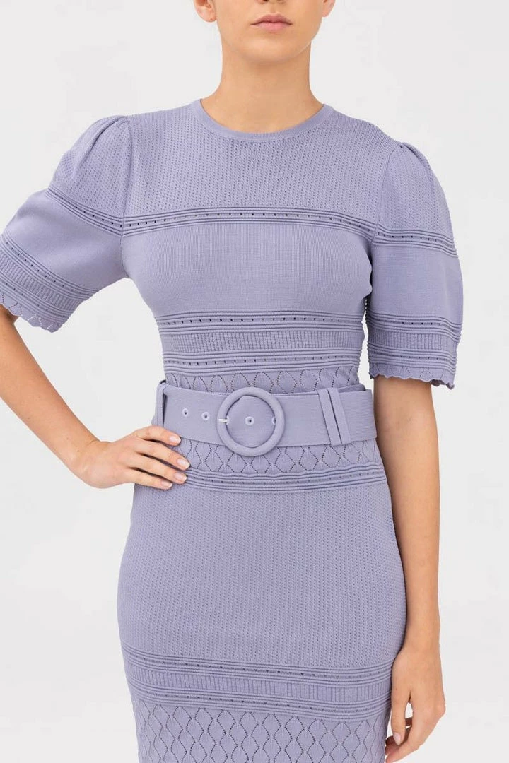 KEEPSAKE THE LABEL Bulletin Knit Top - Storm