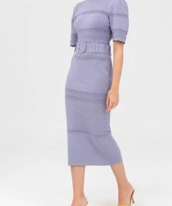KEEPSAKE THE LABEL Bulletin Knit Skirt - Storm