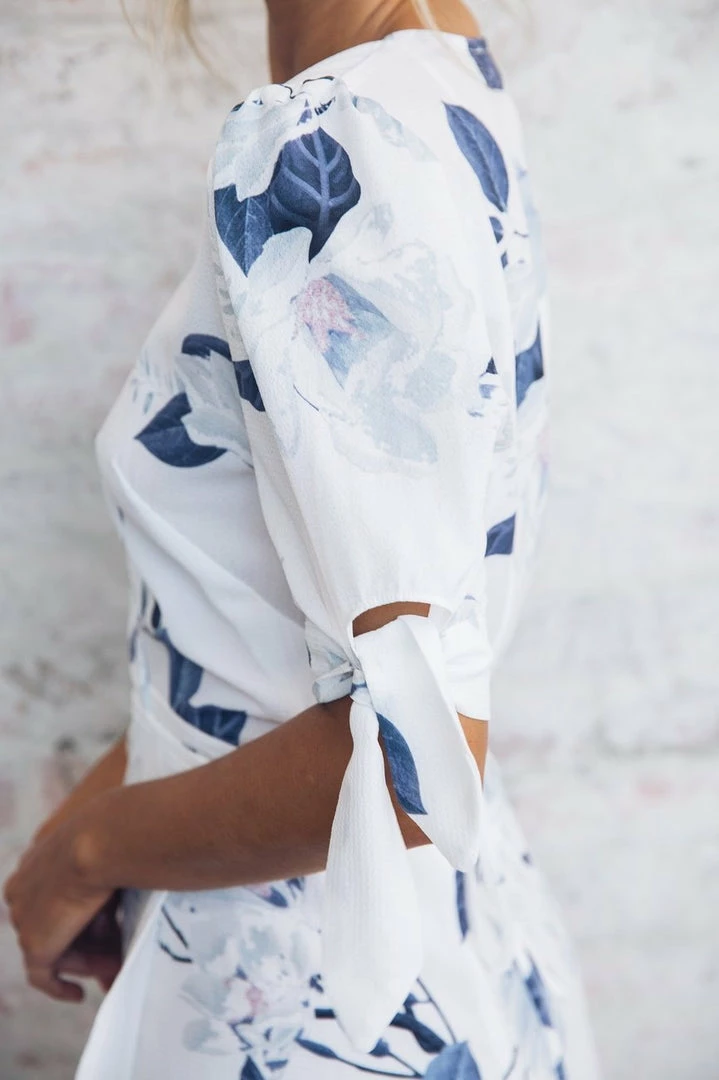 Desire DRESSES Carmen Dress - White Floral 7 Desire DRESSES Carmen Dress - White Floral