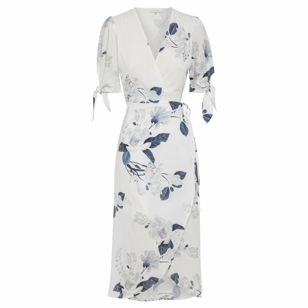 Desire DRESSES Carmen Dress - White Floral 10 Desire DRESSES Carmen Dress - White Floral