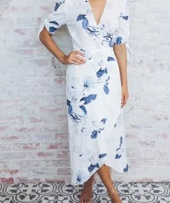 Desire DRESSES Carmen Dress - White Floral 15 Desire DRESSES Carmen Dress - White Floral