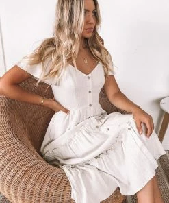 Style Box Casual Dresses Celie Dress - Beige