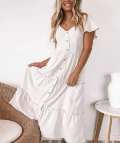 Style Box Casual Dresses Celie Dress - Beige