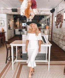 Esther The Label Kirby Dress - White DRESSES 10 Esther The Label Kirby Dress - White DRESSES