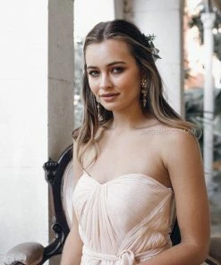 Esther Luxe Dahila Multi-Way Maxi Dress - Soft Peach DRESSES