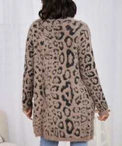 Miracle Fashion CLOTHING Delma Cardigan - Leopard Print
