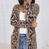 Miracle Fashion CLOTHING Delma Cardigan - Leopard Print