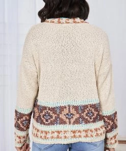 Miracle Fashion Didi Knit - Beige Print Jumpers & Sweaters 11 Miracle Fashion Didi Knit - Beige Print Jumpers & Sweaters