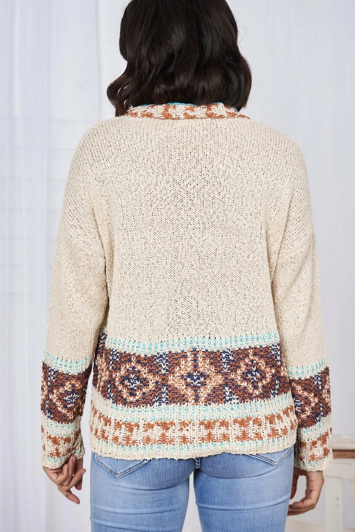 Miracle Fashion Didi Knit - Beige Print Jumpers & Sweaters 5 Miracle Fashion Didi Knit - Beige Print Jumpers & Sweaters